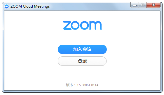 zoom cloud meetings(Ƶ) V3.5.38061.0114